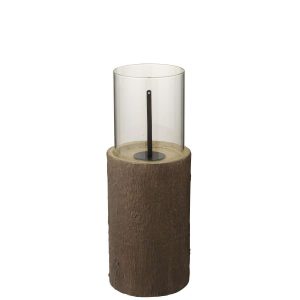 FIRE PIT ROUND TRUNK MAGNESIUM BROWN SMALL