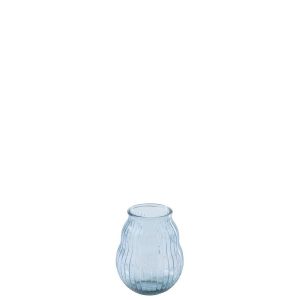 HURRICANE STRIPED GLASS LIGHT BLUE