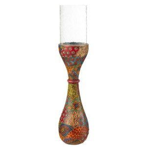 CANDLE HOLDER DELHI MANGO WOOD MIX