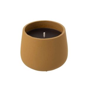 OUTDOOR CANDLE CYRA CEMENT LIGHT BROWN LARGE-48  HOURS