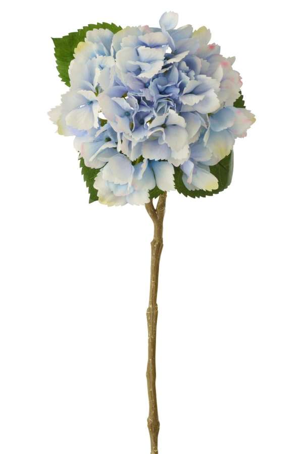 HYDRANGEA REAL TOUCH FABRIC BLUE