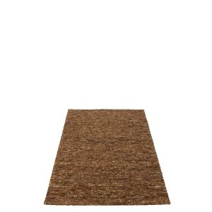 RUG WOVEN WOOL BROWN