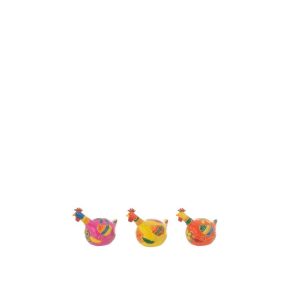 CHICKEN FLOWERS RESIN MIX SMALL ASSORTMENT OF 3