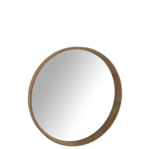 WALL MIRROR WALL MIRROR L FIR WOOD LIGHT BEIGE LARGE
