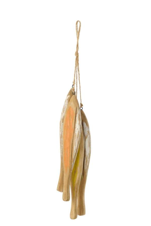 HANGER FISH PAULOWNIA WOOD MULTI LARGE