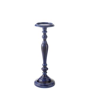 CANDLE HOLDER KAG ALUMINIUM BLUE
