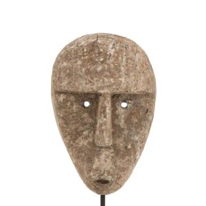 FIGURE ABSTRACT WALL OR PIN ALBASIA WOOD GREY