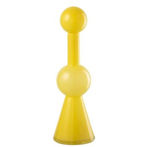 BOTTLE UBI GLASS YELLOW LARGE