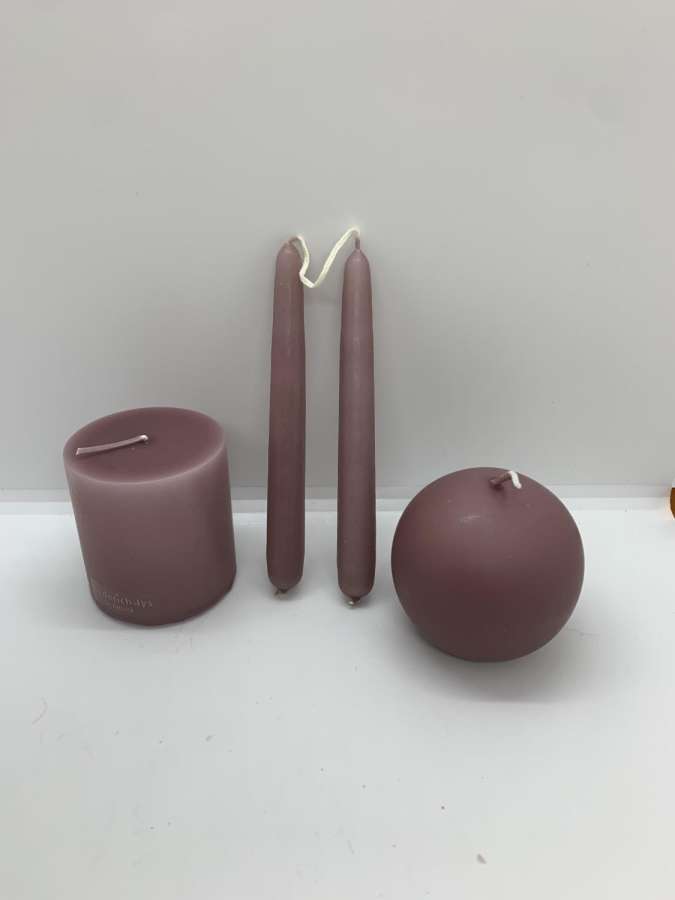 Kubbelys -45 Mørk malva - 7x20cm