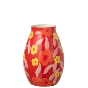 VASE FLOWERS DOLOMITE MULTICOLORED SMALL