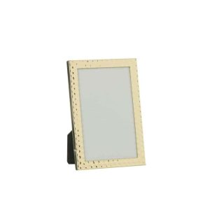 PHOTO FRAME HAMMERED BORDER 15X20 METAL GOLD LARGE