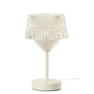 TABLE LAMP LED TOUCH METAL WHITE