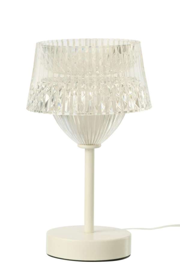 TABLE LAMP LED TOUCH METAL WHITE