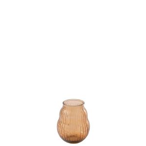 HURRICANE STRIPED GLASS ORANGE
