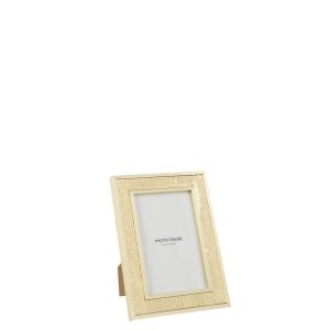 PHOTO FRAME MIRROR 10X15CM GLASS GOLD COLORED SMALL