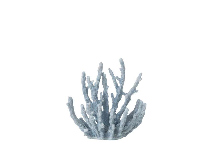 CORAL POLYRESIN LIGHT BLUE MEDIUM