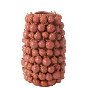 VASE BOTANICA CLAY COPPER ROSE LARGE