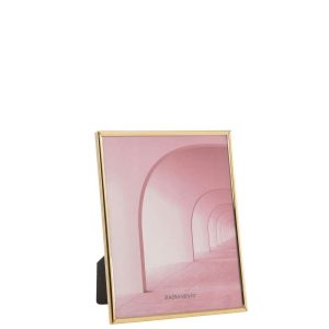 PHOTO FRAME TRACY STEEL SHINY GOLD LARGE