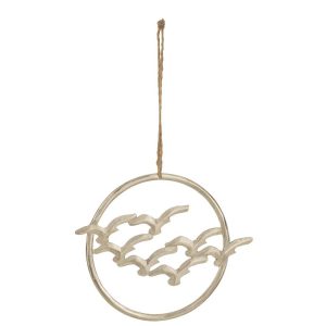HANGER BIRDS CIRCLE ALUMINIUM SILVER