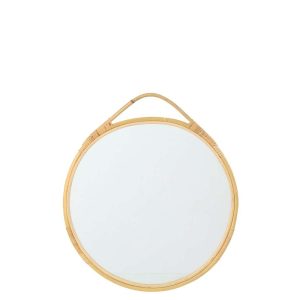 WALL MIRROR JORDAN ROUND MIRROR NATURAL