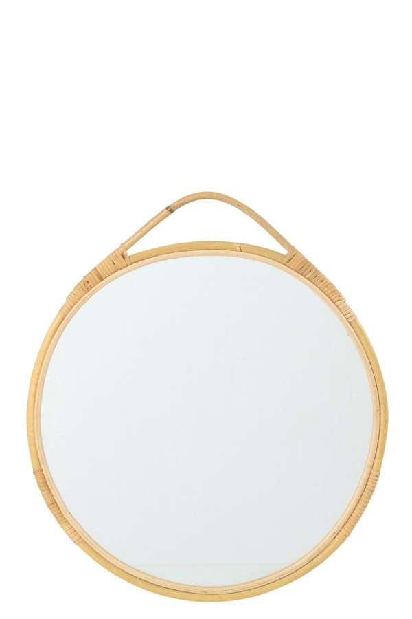 WALL MIRROR JORDAN ROUND MIRROR NATURAL