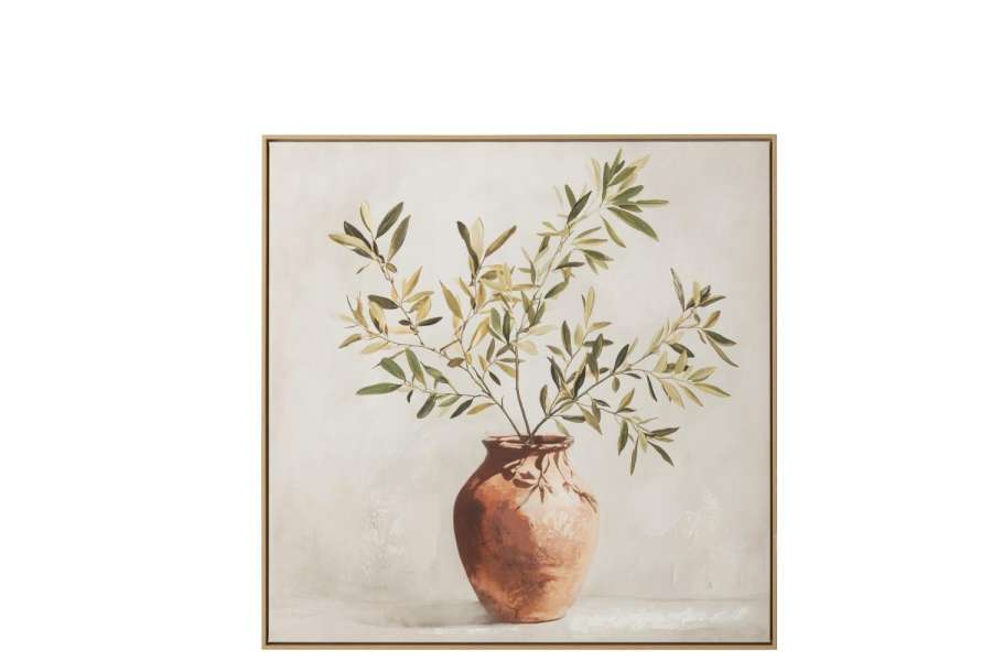 PAINTING OLIVE BRANCH ACRYLIC MULTICOLORED