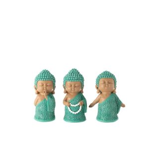 MONK CHAIN RESIN AZURE ASSORTMENT OF 3