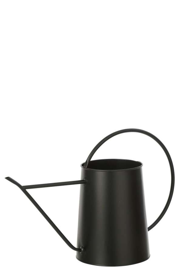 WATERING CAN DECORATIVE IRON BLACK