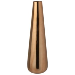 FLOOR VASE ALUMINIUM ROSEGOLD COLORED LARGE
