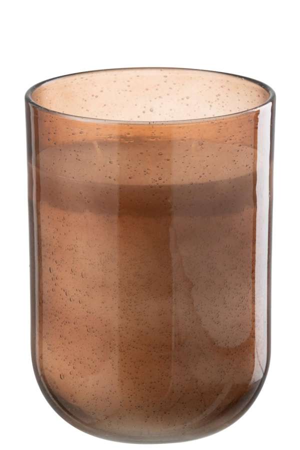 SCENTED CANDLE LI-LY LAND WAX BROWN LARGE-80H