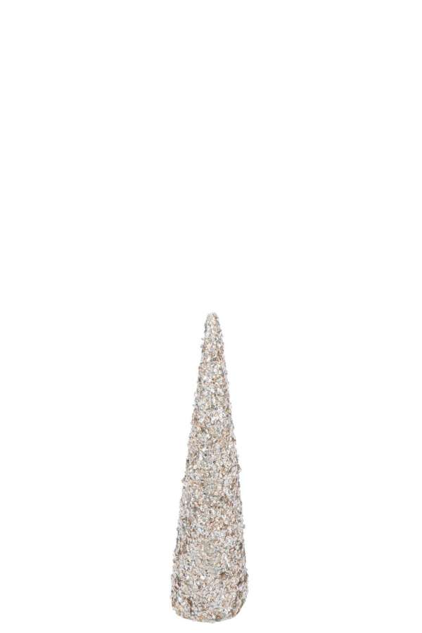 CONE SEQUINS FOAM CHAMPAGNE COLORED MEDIUM