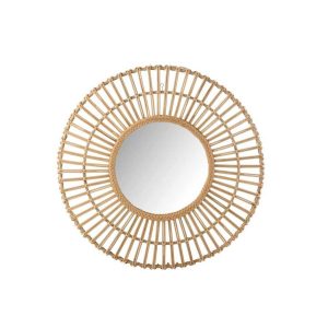 MIRROR ELLEN ROUND RATTAN NATURAL LARGE