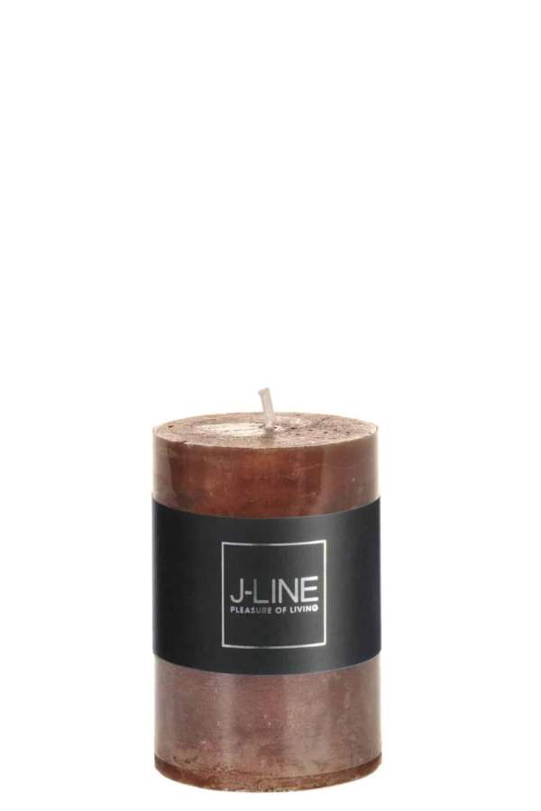 CYL. CANDLE BROWN S18H