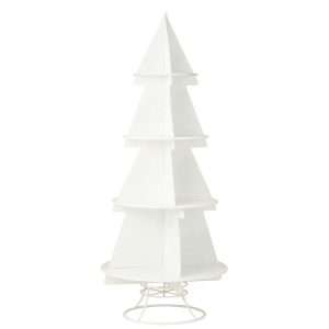 RACK X'MAS TREE METAL WHITE LARGE