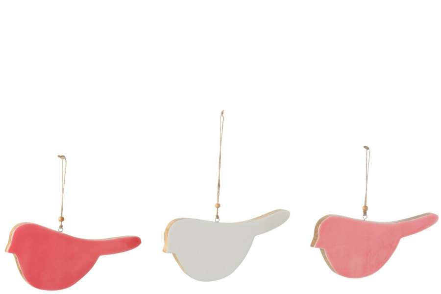 HANGER BIRD MANGO WOOD MIX LARGE ASSORTMENT OF 3