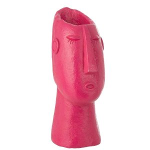 VASE FACE OUTDOOR MGO FUCHSIA