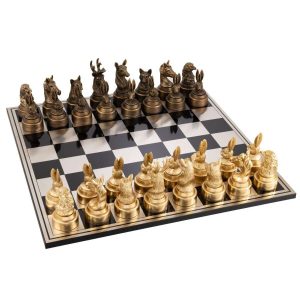 CHESS SET ANIMALS POLY MIX
