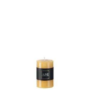 CYLINDER CANDLE OCHRE  S18H