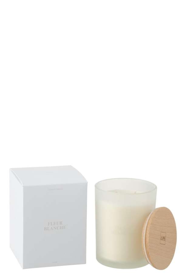 SCENTED CANDLE ACCORDS ESSENTIELS FLEUR BLANCHE-52H
