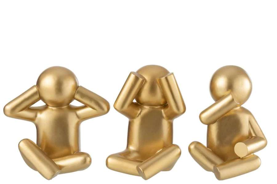 P'TIT MAURICE POLY GOLD ASSORTMENT OF 3