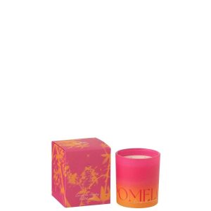 SCENTED CANDLE OASIS WAX ORANGE/PINK LARGE
