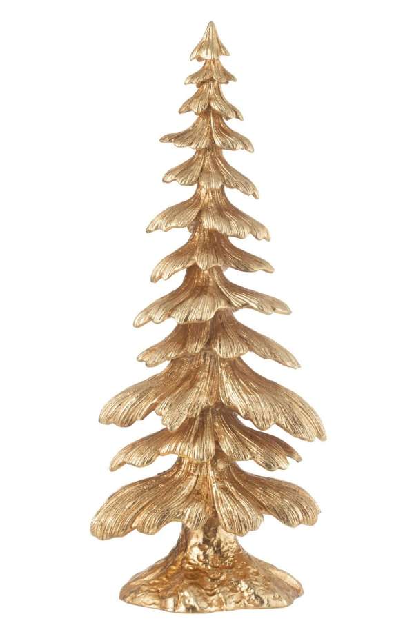 FIR TREE RESIN GOLD LARGE