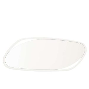 WALL MIRROR IRREGULAR MDF/PAINT WHITE