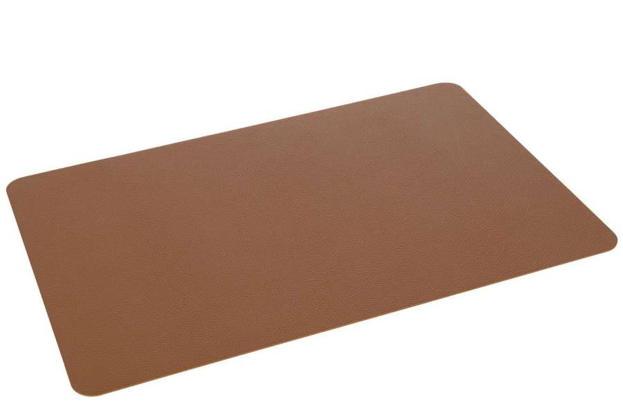 PLACEMAT RECTANGLE PVC COGNAC