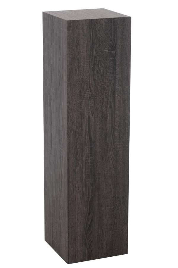 PEDESTAL RECTANGLE MDF/VENEER GREY LARGE