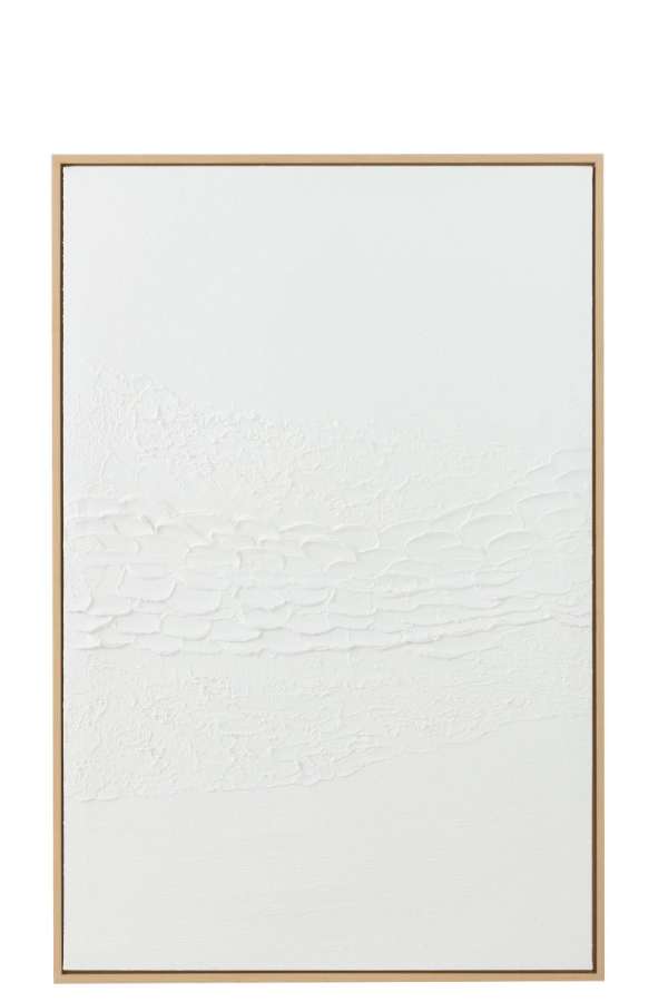 PAINTING LAUWRA CANVAS WHITE