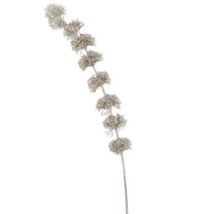 BRANCH BELLS OF IRELAND +GLITTERS PLASTIC LIGHT GREEN