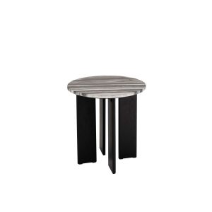 SIDE TABLE MATHILDE MARBLE BLACK/GREY