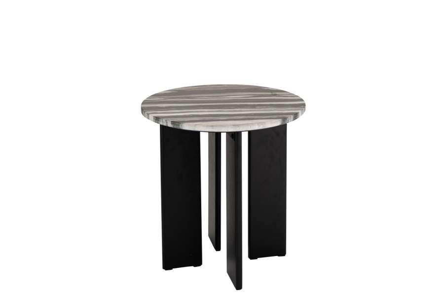 SIDE TABLE MATHILDE MARBLE BLACK/GREY