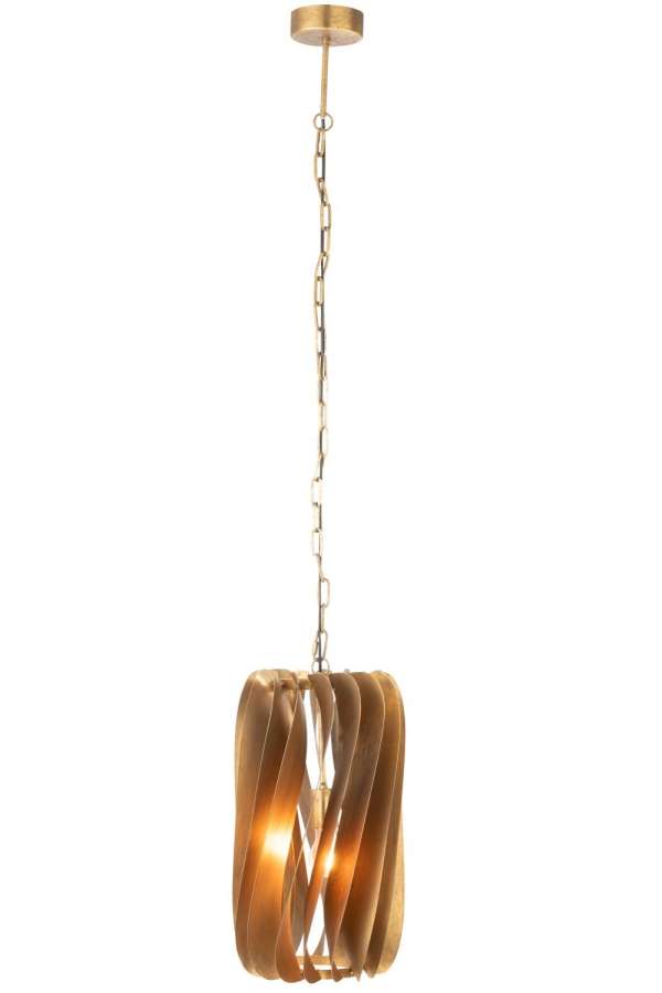CEILING LAMP TINA IRON BLACK GOLD